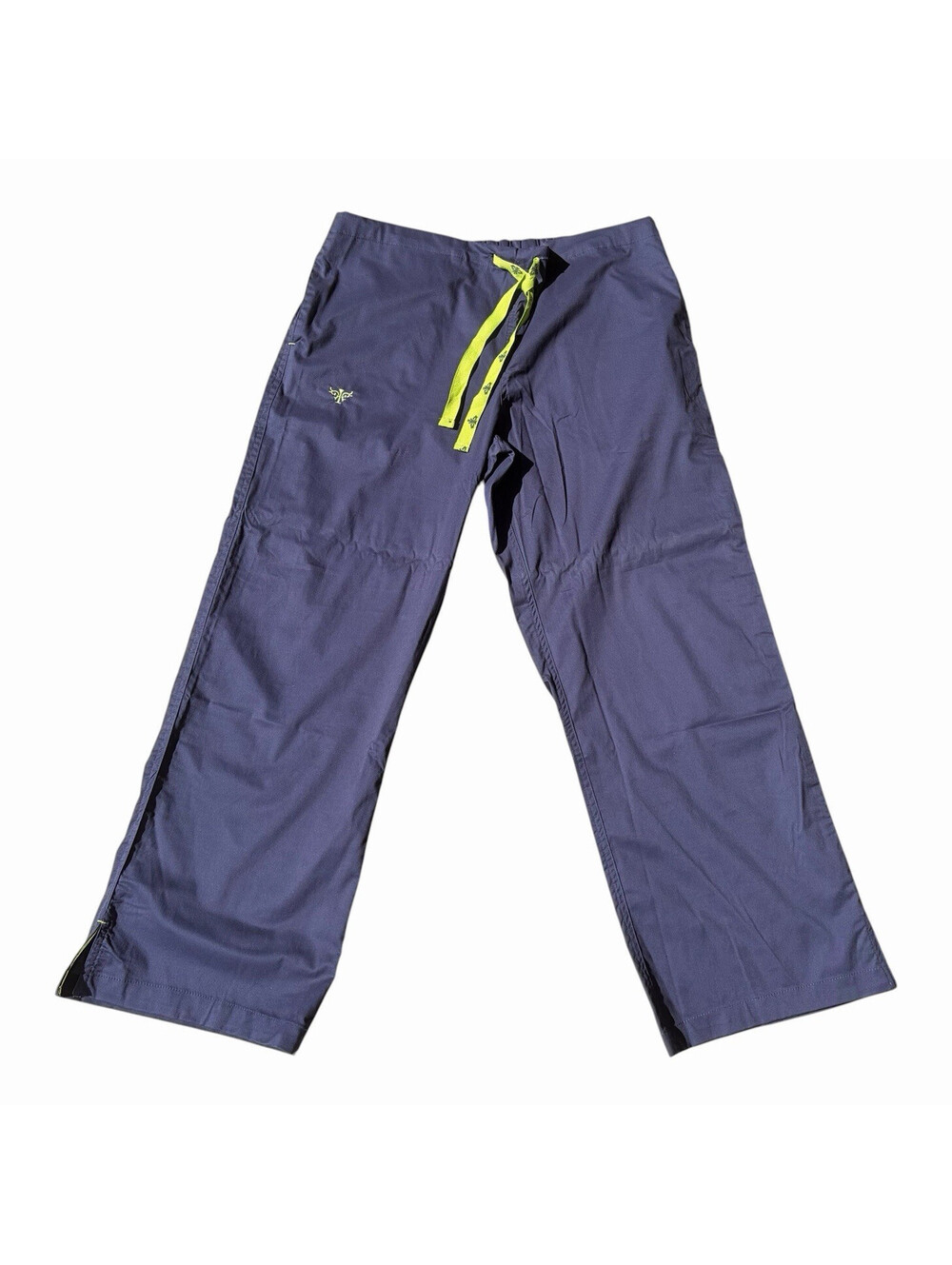 Med Couture Women's Scrub Pants Blue M Solid Twill Style 8705P